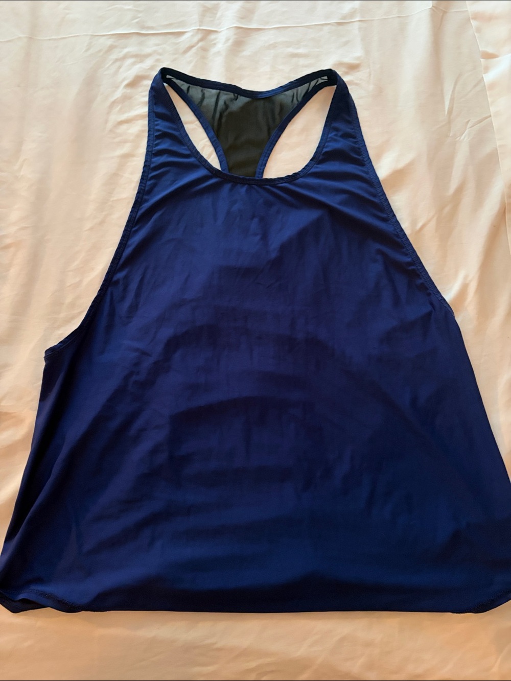 Blue & black Racerback Tank Top by Fabletics
